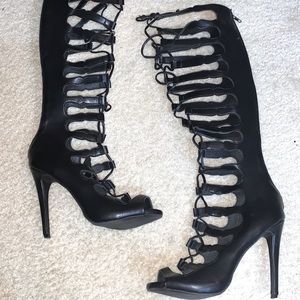 Lace Up Heel